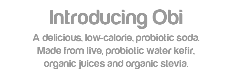 Introducing Obi Probiotic Soda